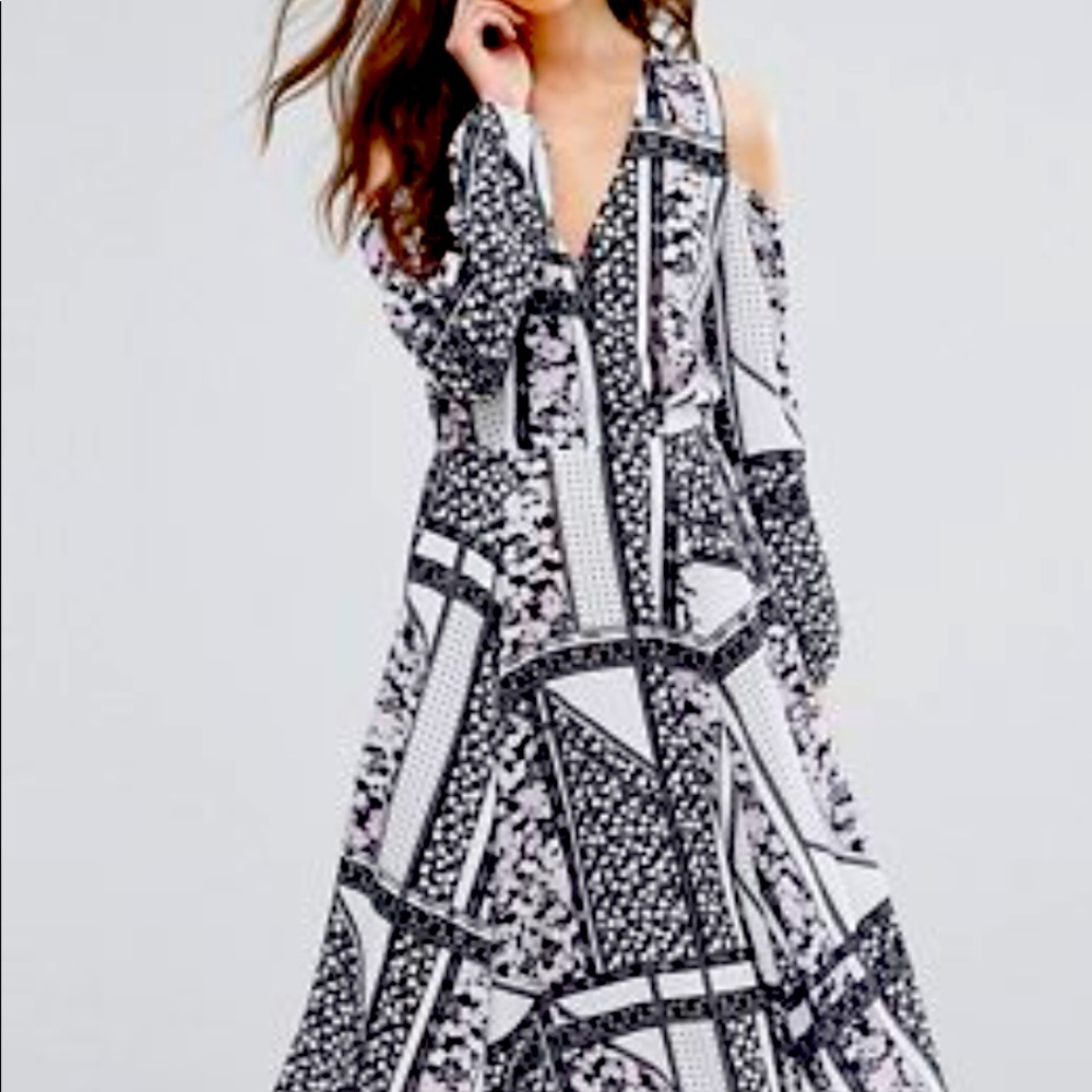 Miss Selfridge spring summer patchwork dress size2